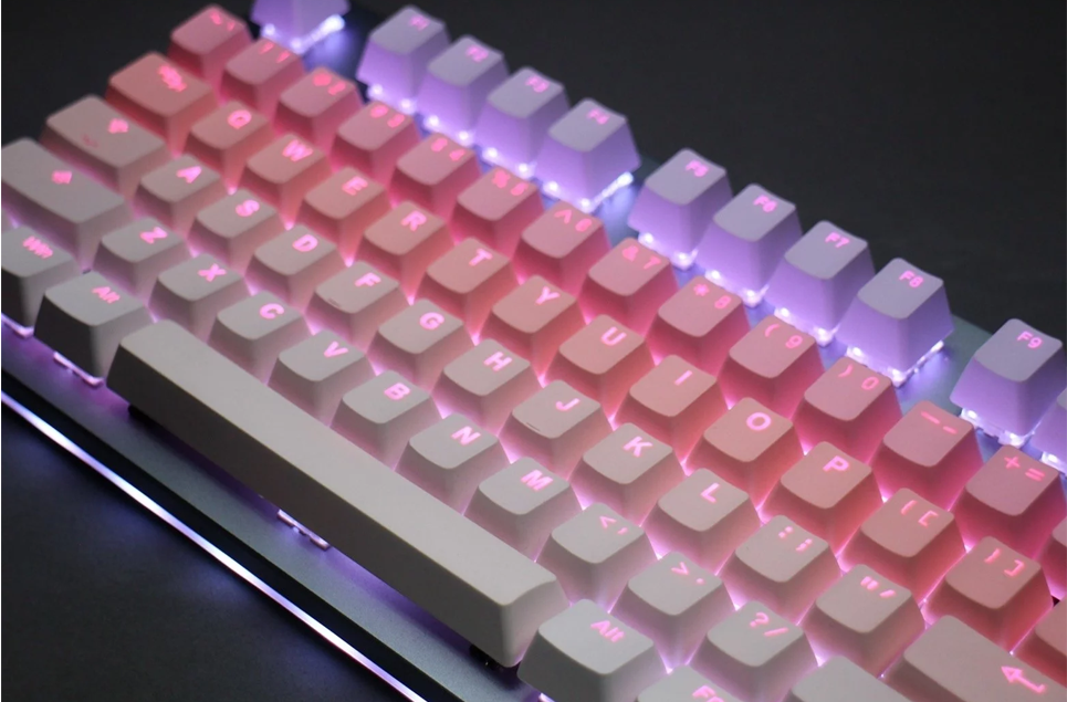 Tai-Hao Doubleshot PBT/Backlit/140 Keycaps/2 Keys Puller (C22RB604)(Sakura Michi)