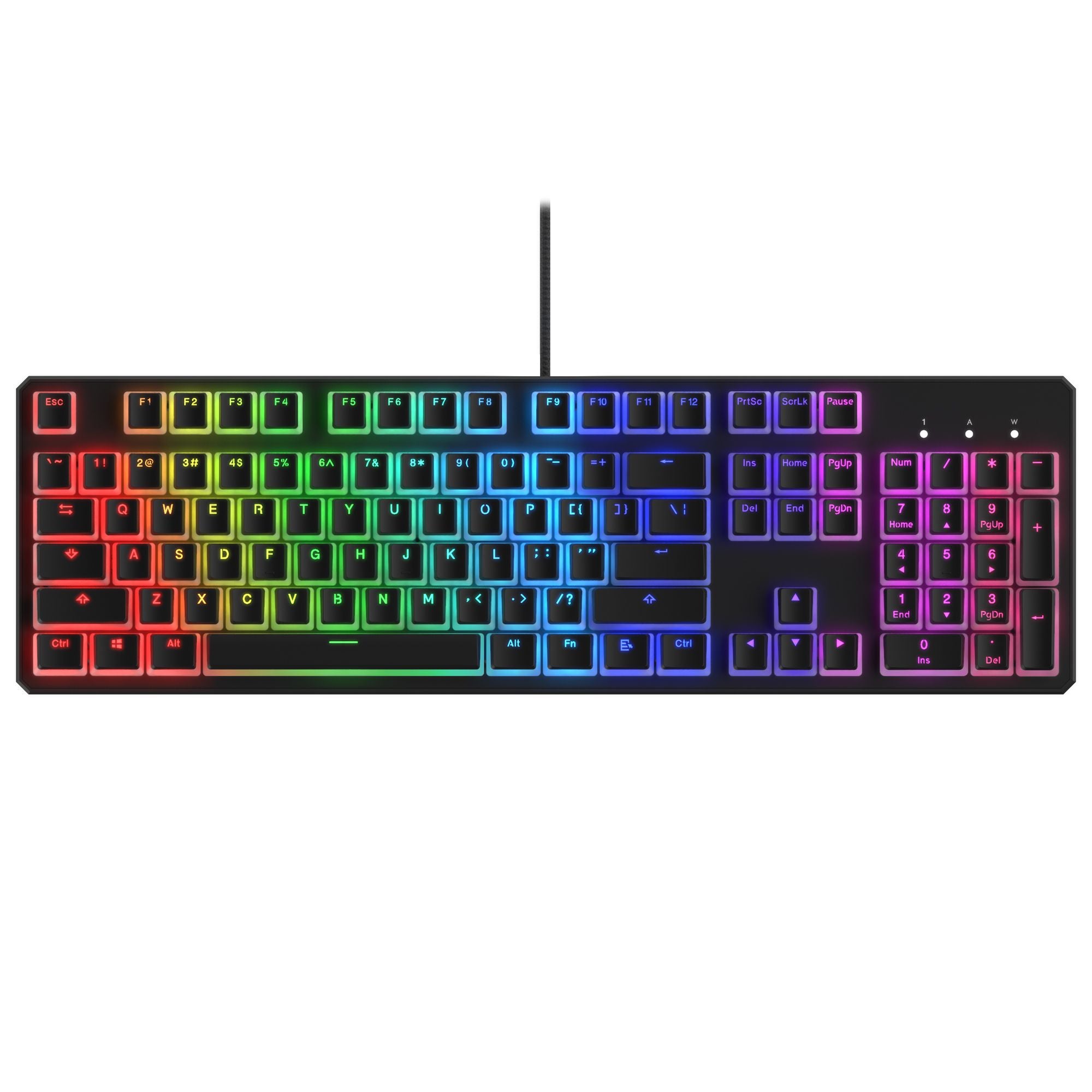 Tecware Pudding PBT 110鍵布丁鍵帽(TWKB-PBT-PUDBK)(黑)