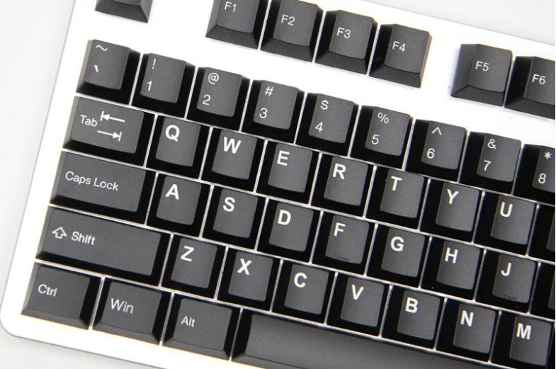 Tai-Hao Doubleshot ABS/Cubic Profile/150 Keycaps/1 Key Puller (T01BK101)(WoB)
