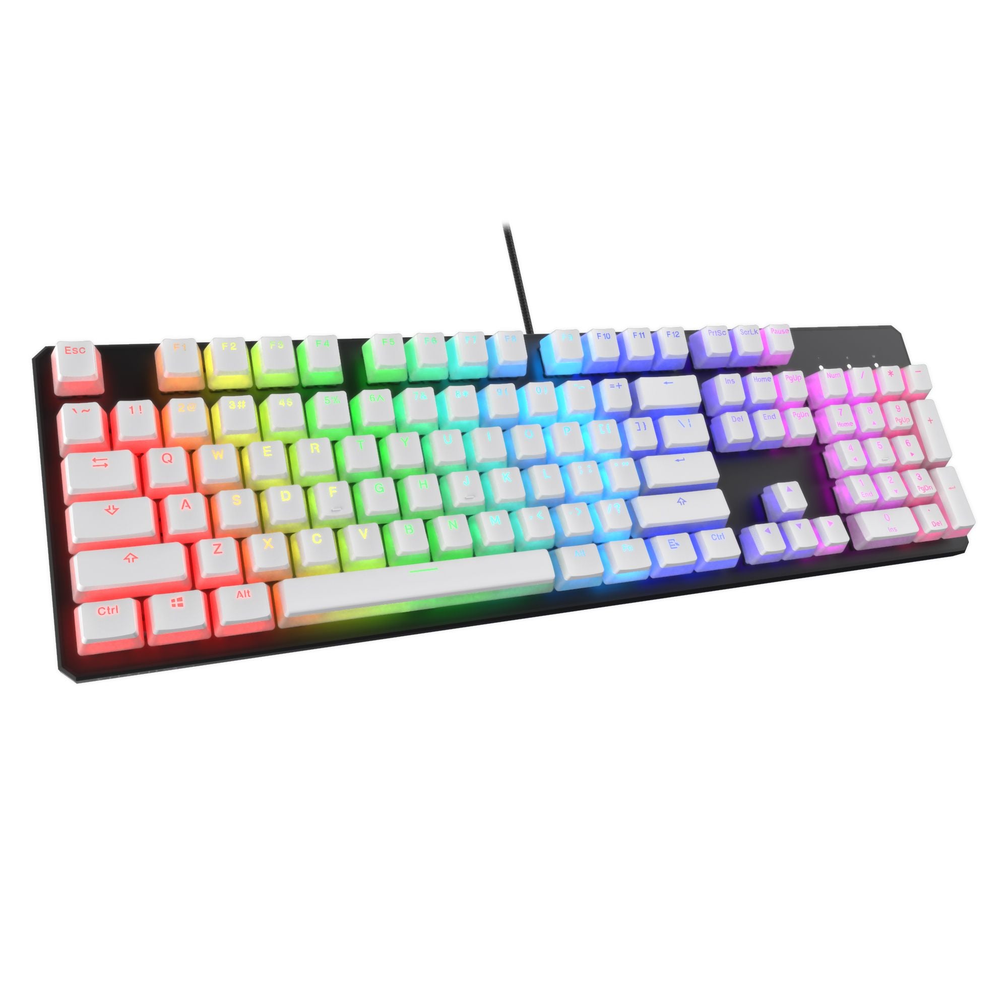 Tecware Pudding PBT 110鍵布丁鍵帽(TWKB-PBT-PUDWH)(白)
