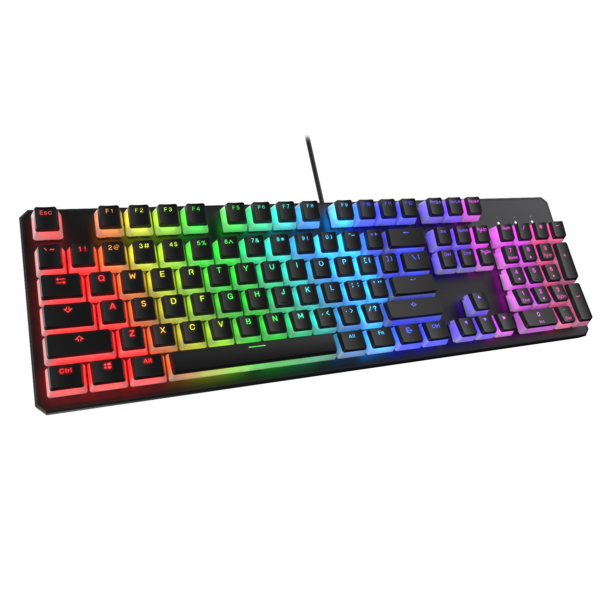 Tecware Pudding PBT 110鍵布丁鍵帽(TWKB-PBT-PUDBK)(黑)