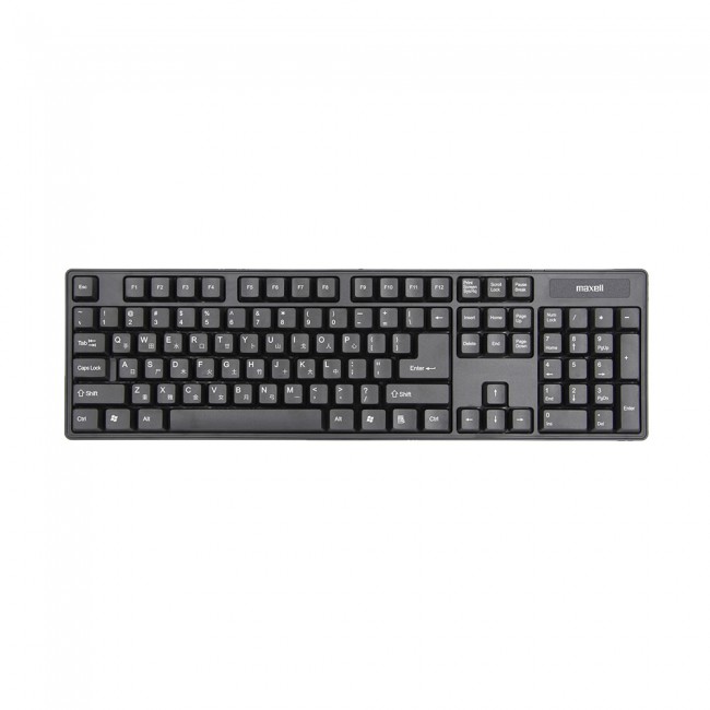 Maxell 2.4 Wireless Keyboard + Mouse Set 無線鍵盤滑鼠套裝 (MXKB-WL10+MXMU-WL10)