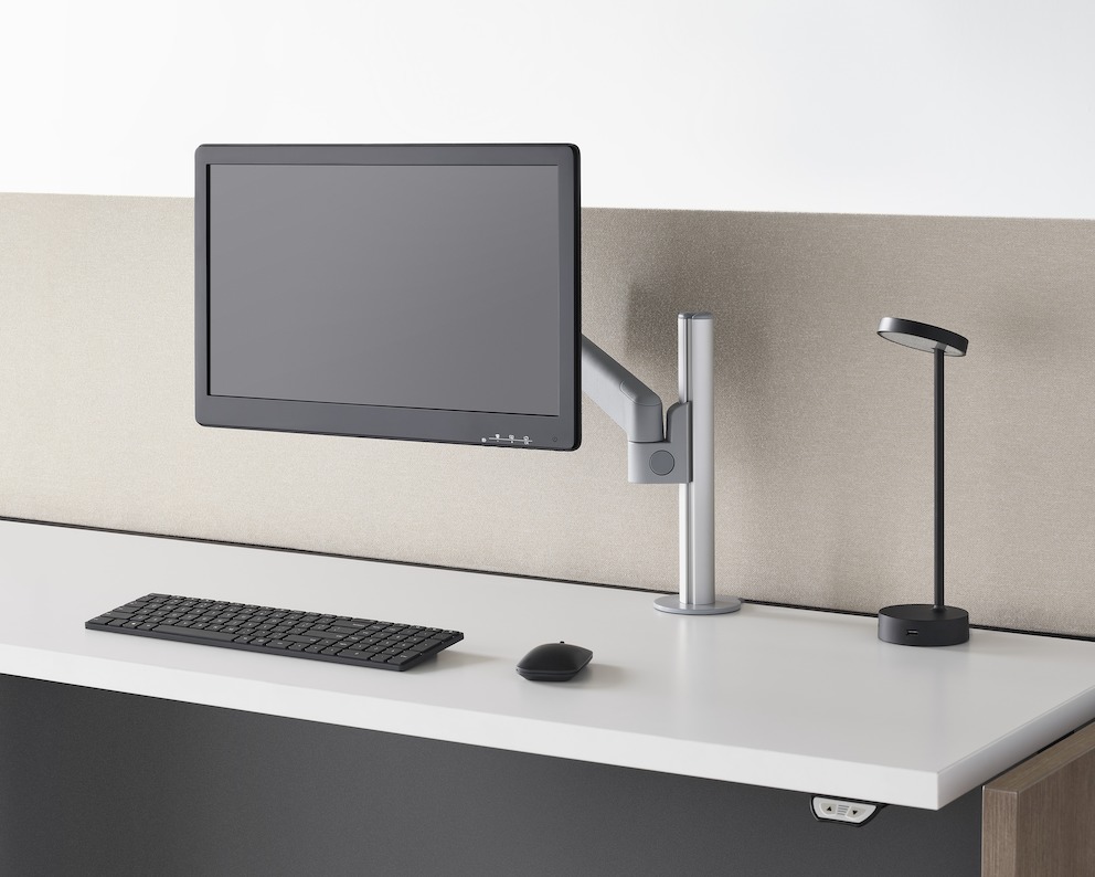 Colebrook Bosson Saunders Lima Monitor Arm 顯示器支架連桌面夾(Grey)