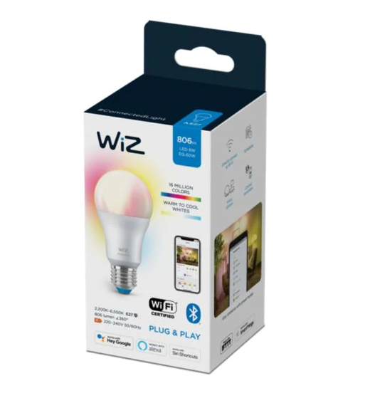 WiZ 彩光 8W A60 E27 智能燈泡