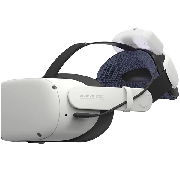 BOBOVR M1 Pro For Quest 2 頭帶 連5200mah電池 蜂巢式防滑防汗軟膠設計