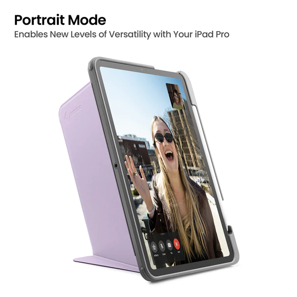 tomtoc 11吋 iPad Pro (3rd/2nd/1st Gen) 保護套連Apple Pencil充電筆槽(B02-007W01 米白)