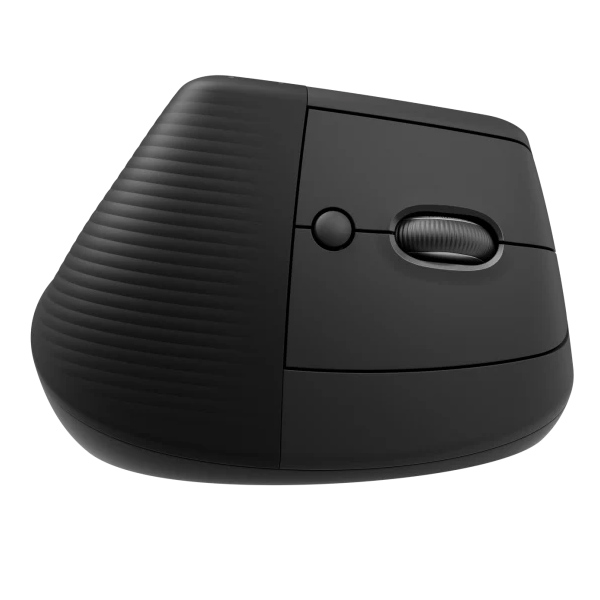 Logitech Lift Vertical 雙模無線 人體工學垂直滑鼠(石墨灰)