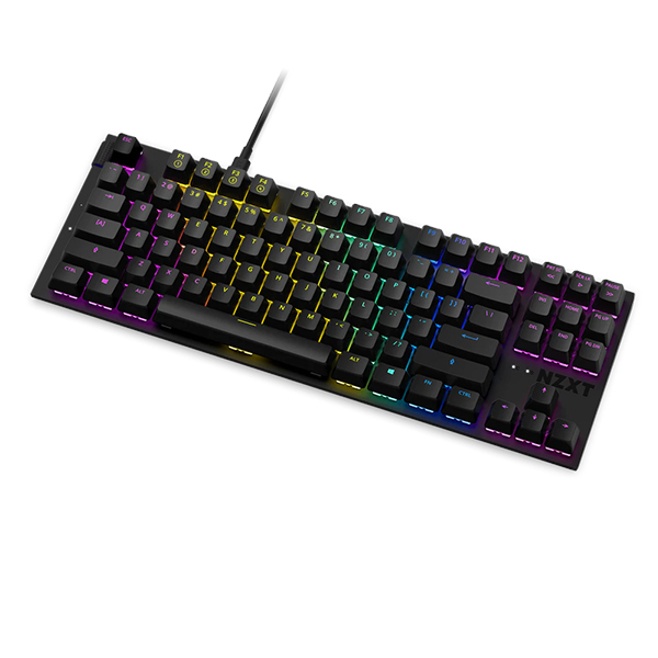 NZXT Function Tenkeyless RGB 機械軸鍵盤(黑色)