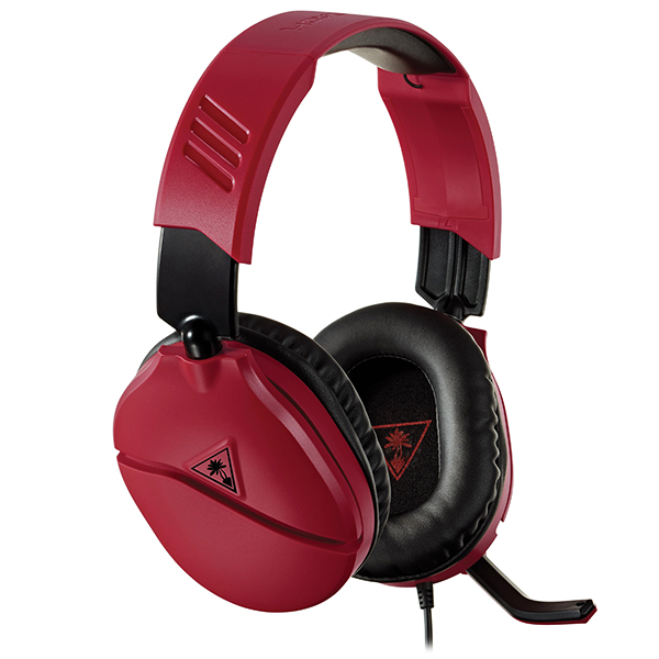 Turtle Beach Recon 70 3.5mm 遊戲耳機 + Atlas Edge 音效增強器 組合(午夜紅-耳機)