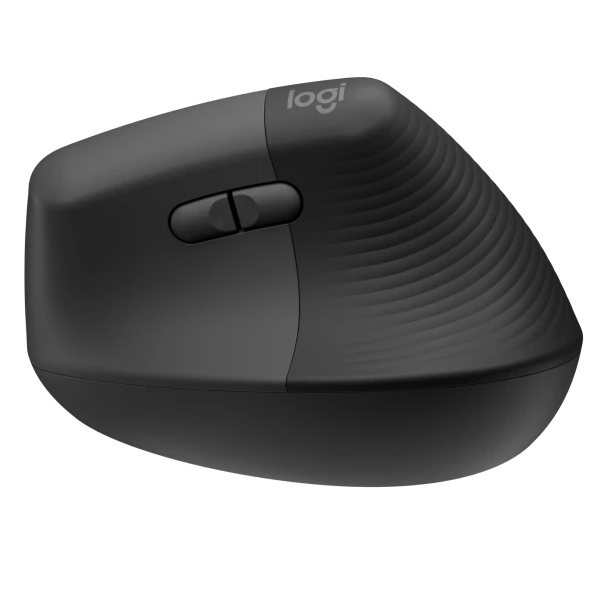Logitech Lift Vertical 雙模無線 人體工學垂直滑鼠(石墨灰)