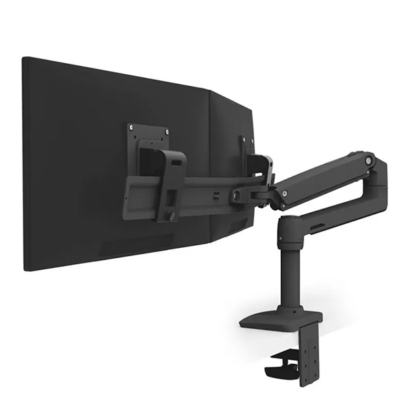 Ergotron LX 雙顯示器單臂支架(黑色 45-489-224)