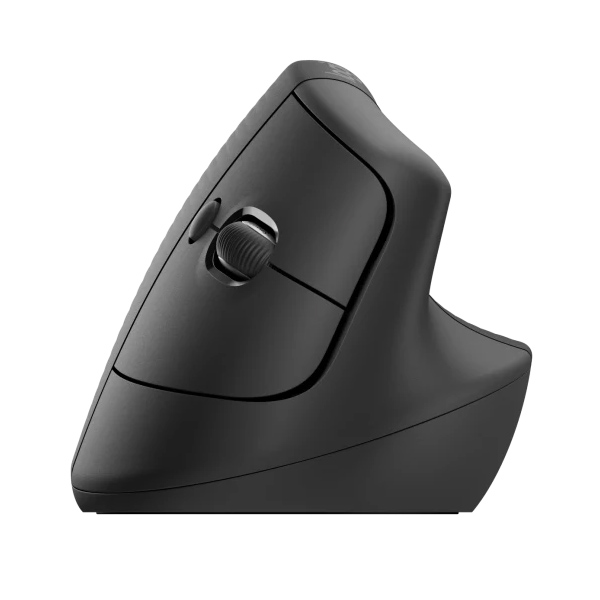 Logitech Lift Vertical 雙模無線 人體工學垂直滑鼠(石墨灰)