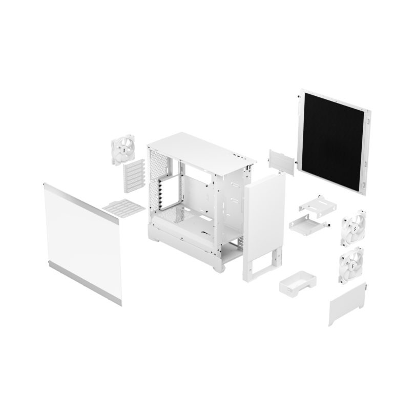 Fractal Design Pop Silent ATX 機箱(White TG Clear Tint)