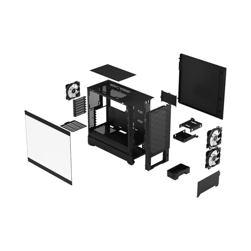 Fractal Design Pop Air RGB ATX 機箱(Black TG Clear Tint)