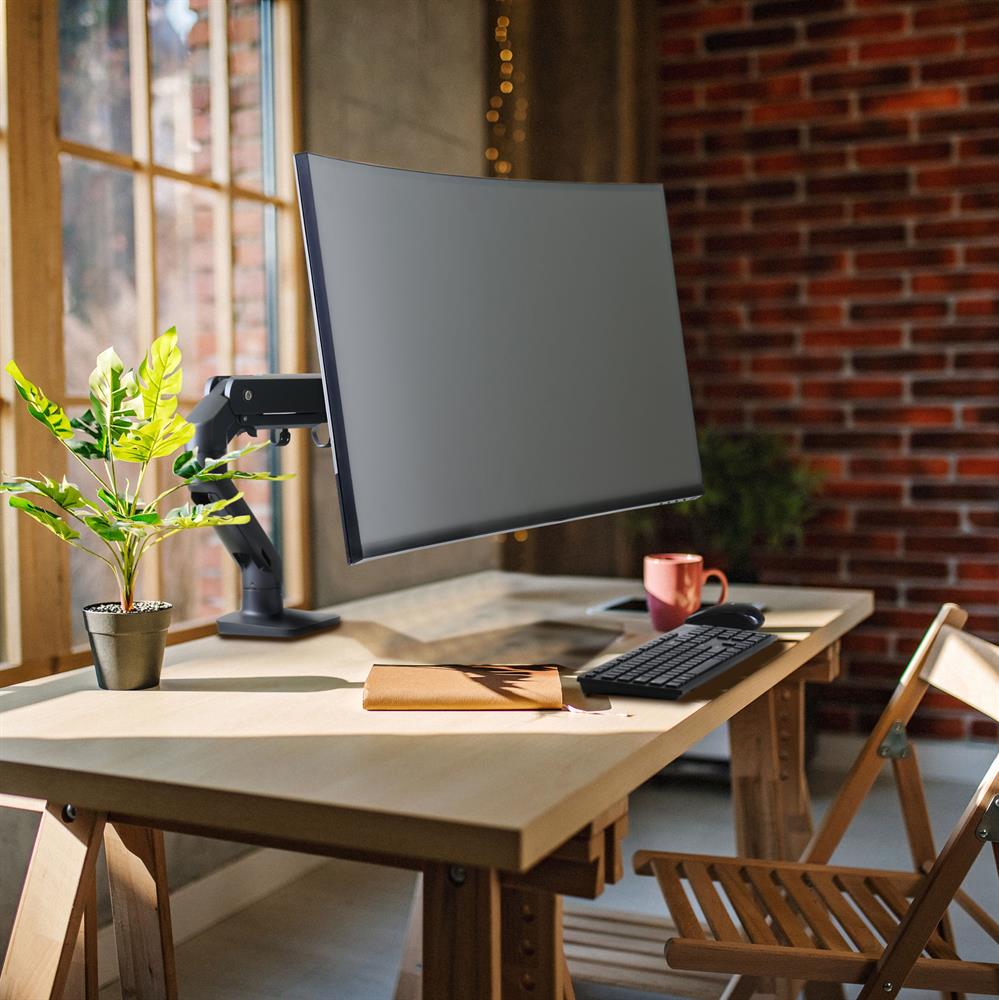 Ergotron HX 桌面顯示器支架(黑色 45-475-224)