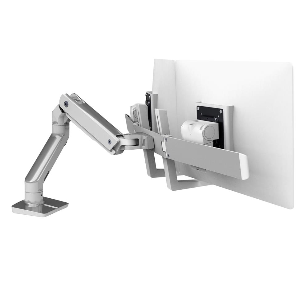 Ergotron HX 雙顯示器單臂支架(銀色 45-476-026)