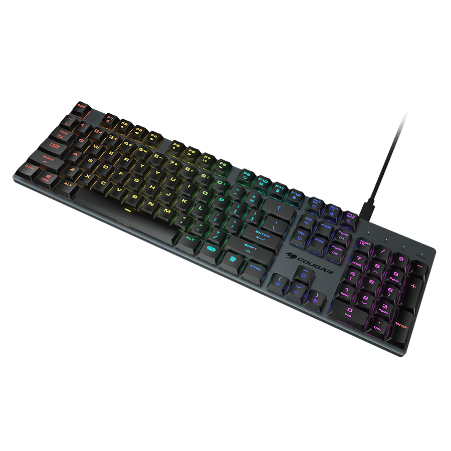 Cougar LUXLIM Extreme Low Profile Optical 機械式鍵盤(紅軸)