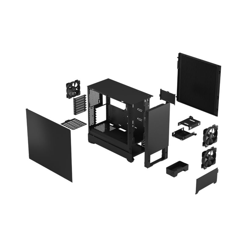Fractal Design Pop Silent ATX 機箱(Black Solid)