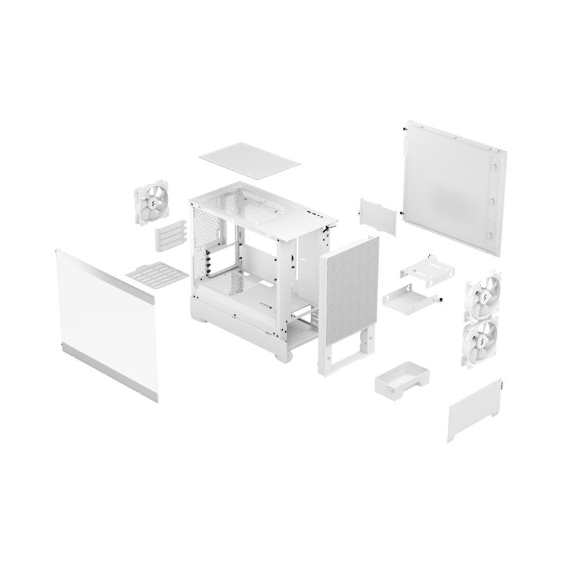 Fractal Design Pop Mini Air M-ATX 機箱(RGB White TG Clear Tint)