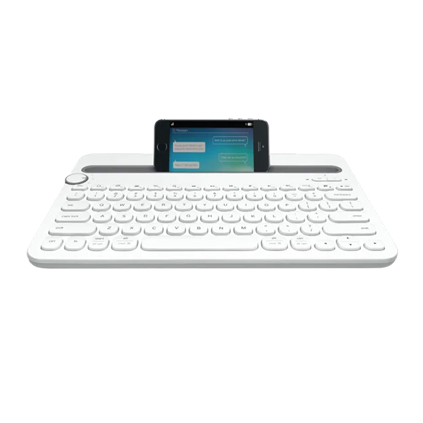 Logitech K480 多功能藍牙鍵盤(白色)