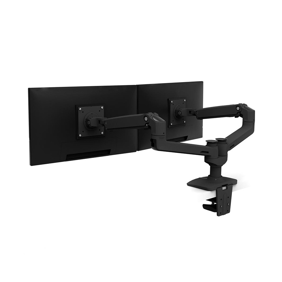Ergotron LX 雙屏並列顯示器支架(黑色 45-245-224)