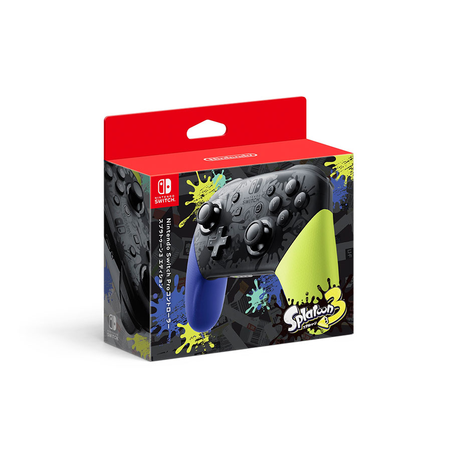 Nintendo Switch Pro 控制器(斯普拉遁3 特別版)