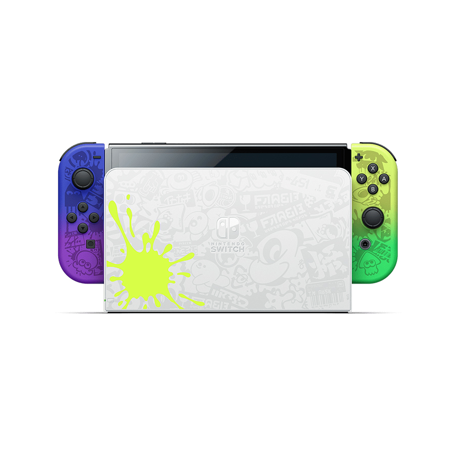 Nintendo Switch 遊戲主機 (OLED款式)(斯普拉遁 3 Splatoon 3 特別版)