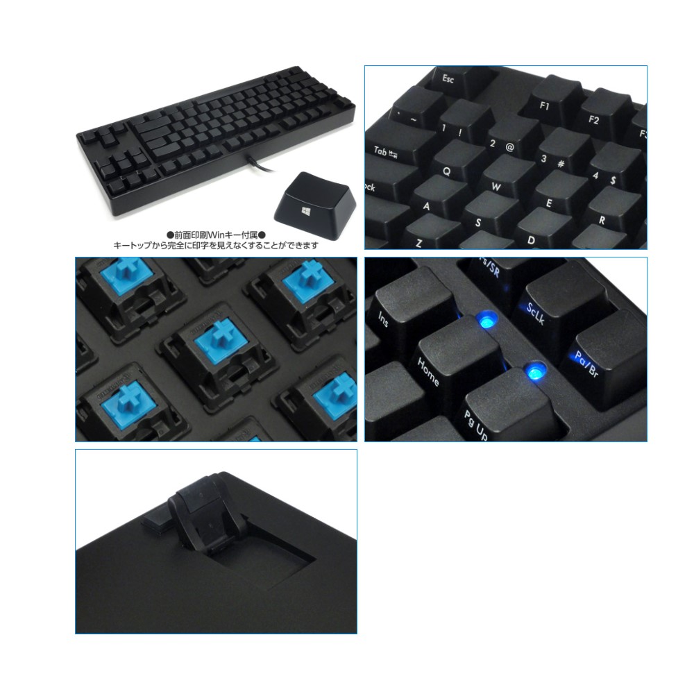 Filco Majestouch NINJA TKL 87鍵 側刻 機械式鍵盤(青軸)