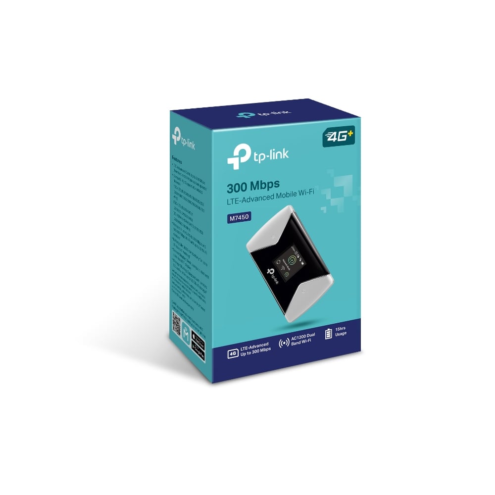 TP-Link M7450 300 Mbps LTE-Advanced Mobile WiFi 4G便攜式WiFi路由器