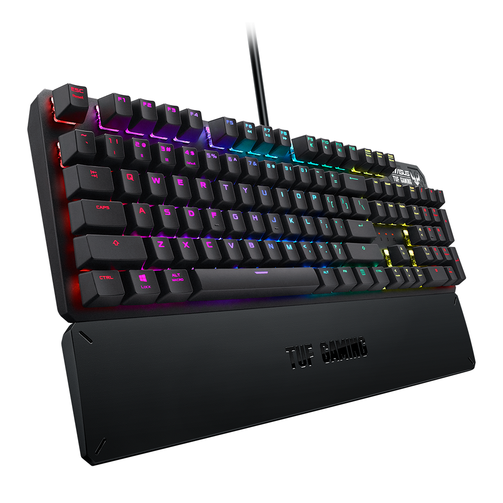 ASUS TUF Gaming K3 RGB 機械式鍵盤(茶軸)