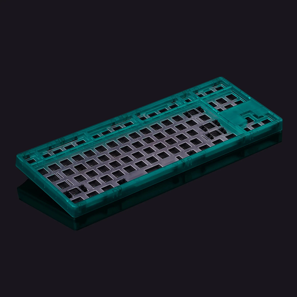 KBDFANS Tiger Lite 鍵盤套件(Transparent Green)