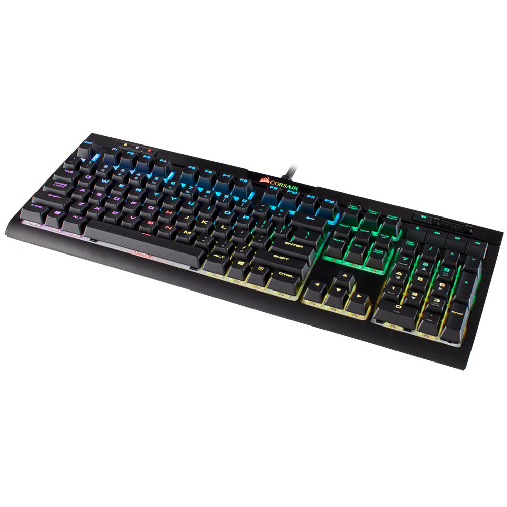 Corsair Strafe MK2 RGB 機械式鍵盤(Cherry MX 靜音紅軸)