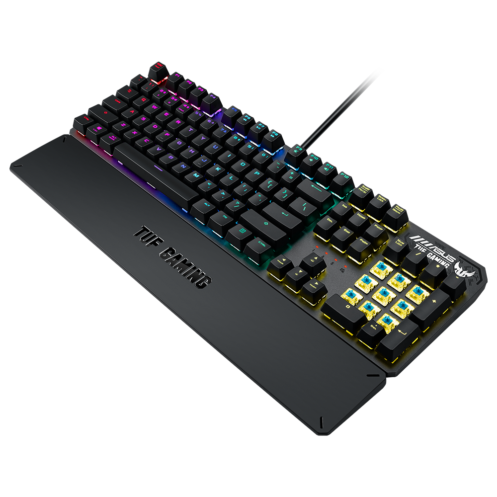 ASUS TUF Gaming K3 RGB 機械式鍵盤(茶軸)