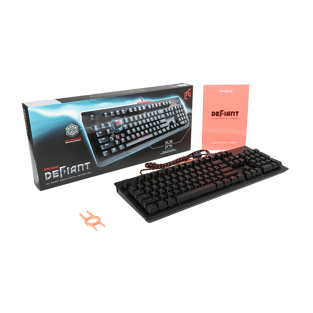 Epicgear DeFiant 戰魔者 白光機械式鍵盤(橙軸英文)
