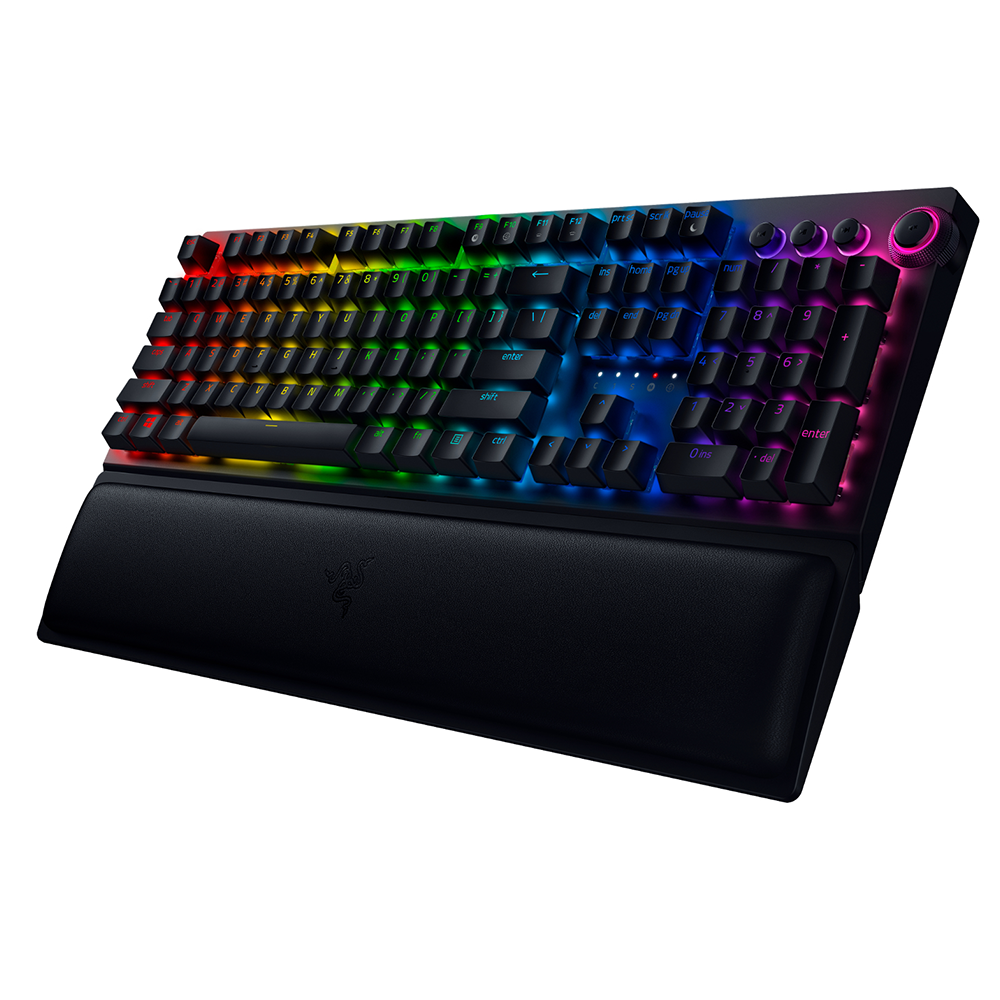 Razer BlackWidow V3 Pro RGB 無線機械式鍵盤(段落綠軸)