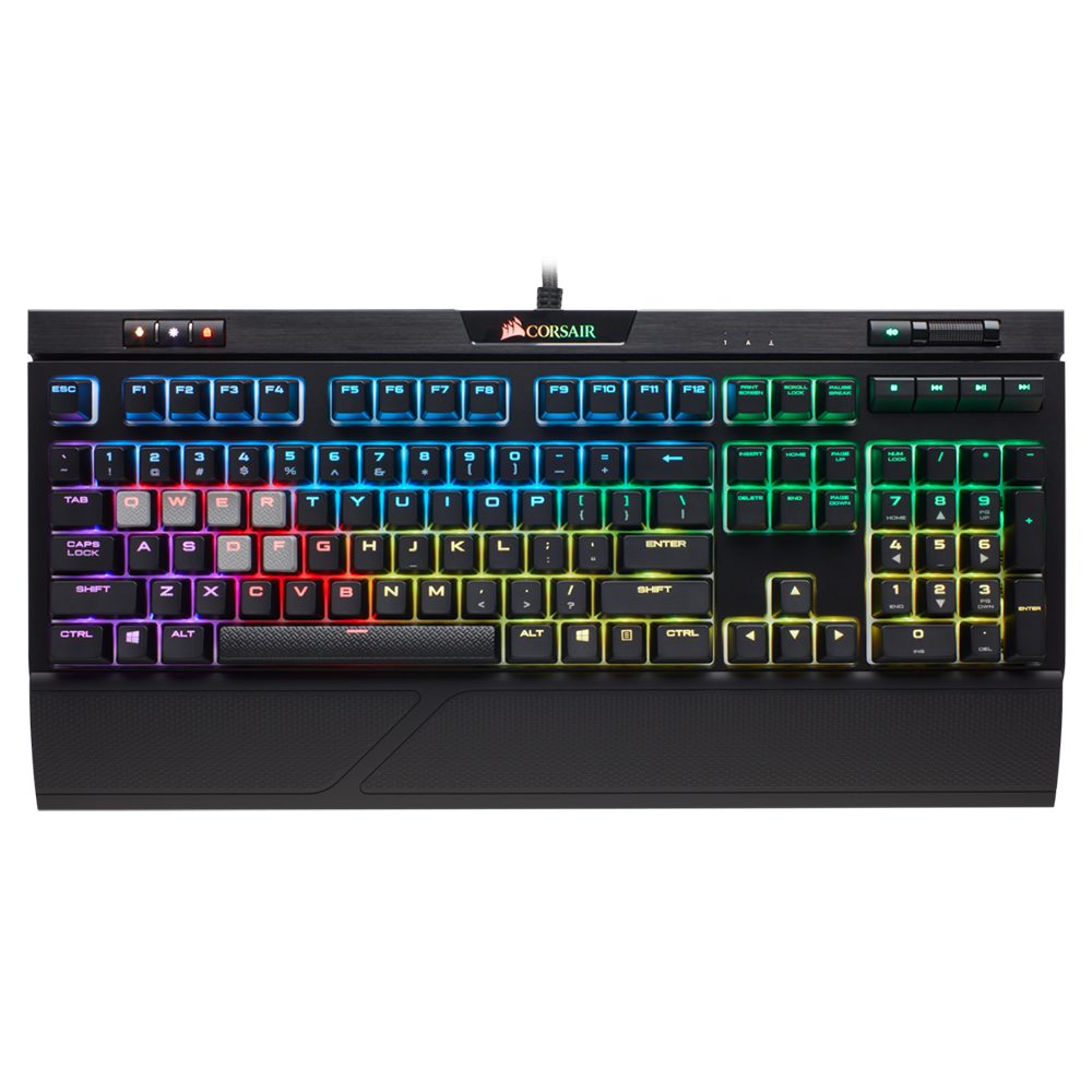Corsair Strafe MK2 RGB 機械式鍵盤(Cherry MX 靜音紅軸)