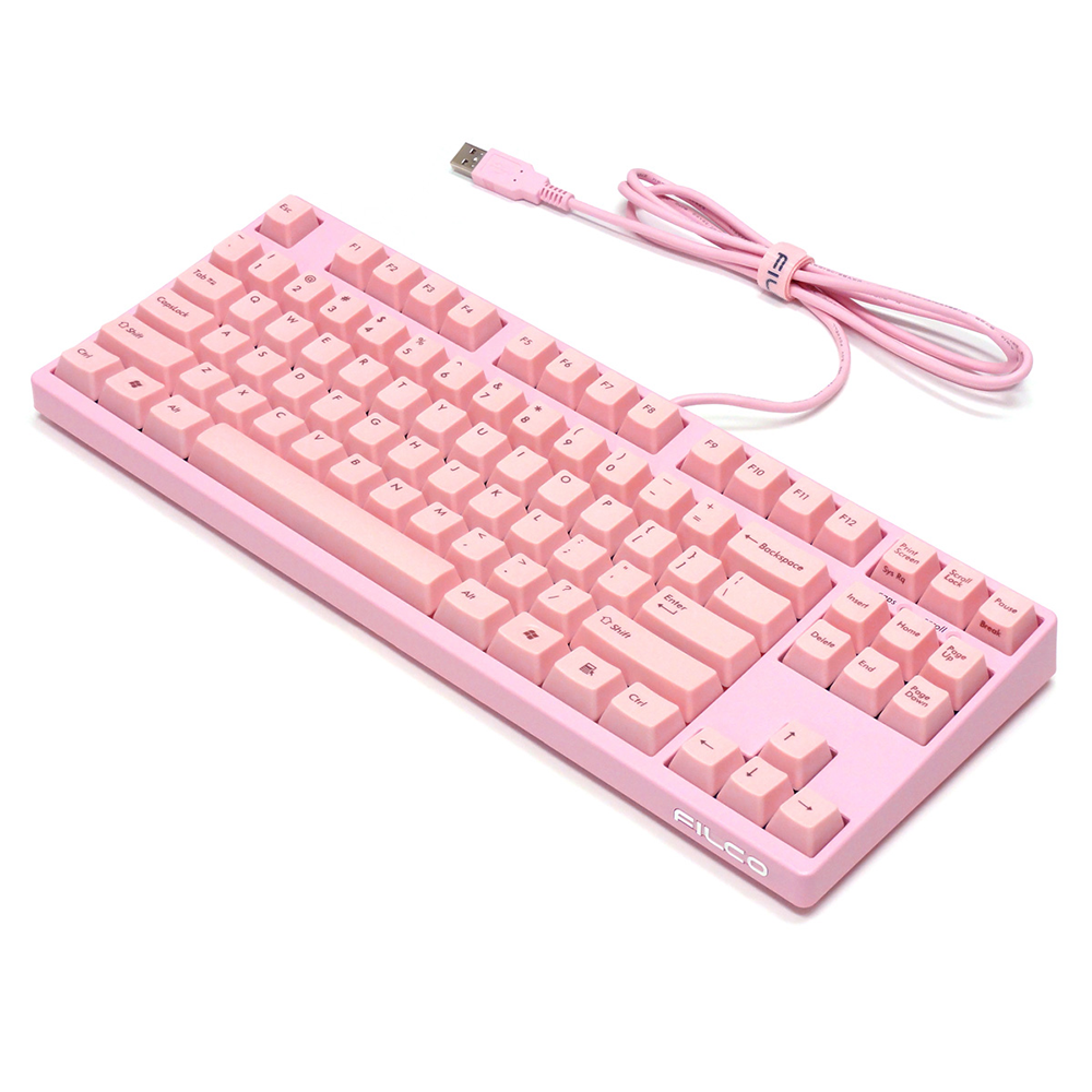 Filco Majestouch 2 TKL 87鍵機械式鍵盤(粉紅色-CHERRY青軸)