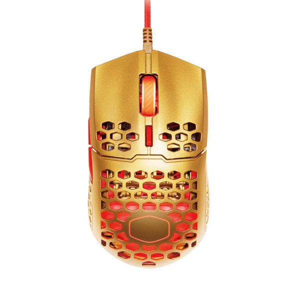 Cooler Master MM711 超輕量RGB遊戲滑鼠(Golden Red)