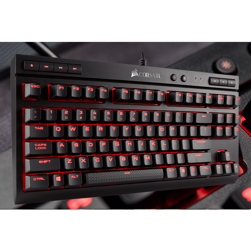 Corsair K63 紅光機械式鍵盤 (Cherry 紅軸)