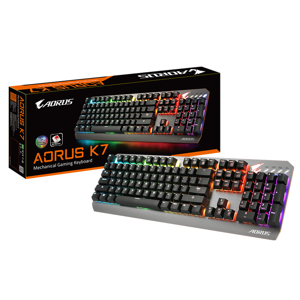 Gigabyte AORUS K7 RGB 機械式鍵盤(紅軸英文)
