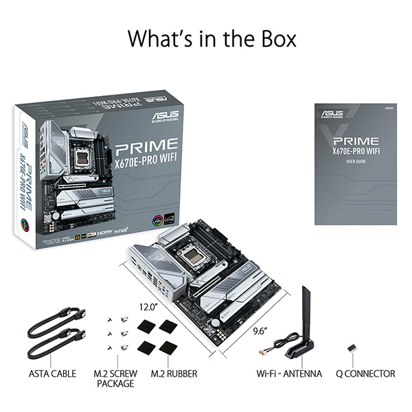 ASUS PRIME X670E-PRO WIFI ATX 主機板