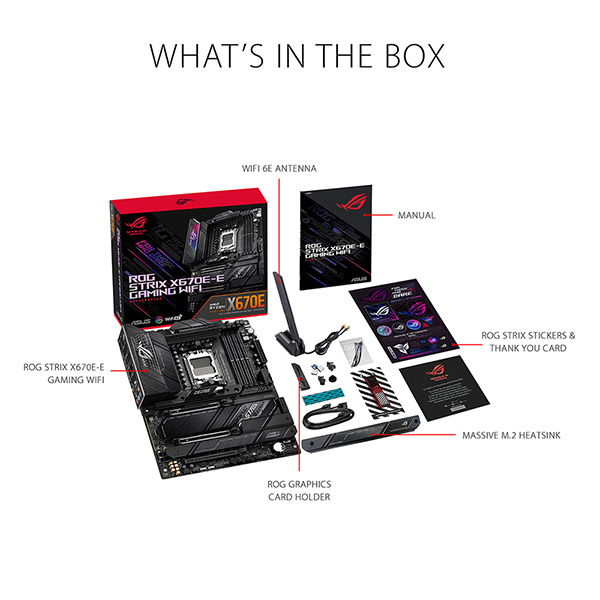 ASUS ROG STRIX X670E-E GAMING WIFI ATX主機板