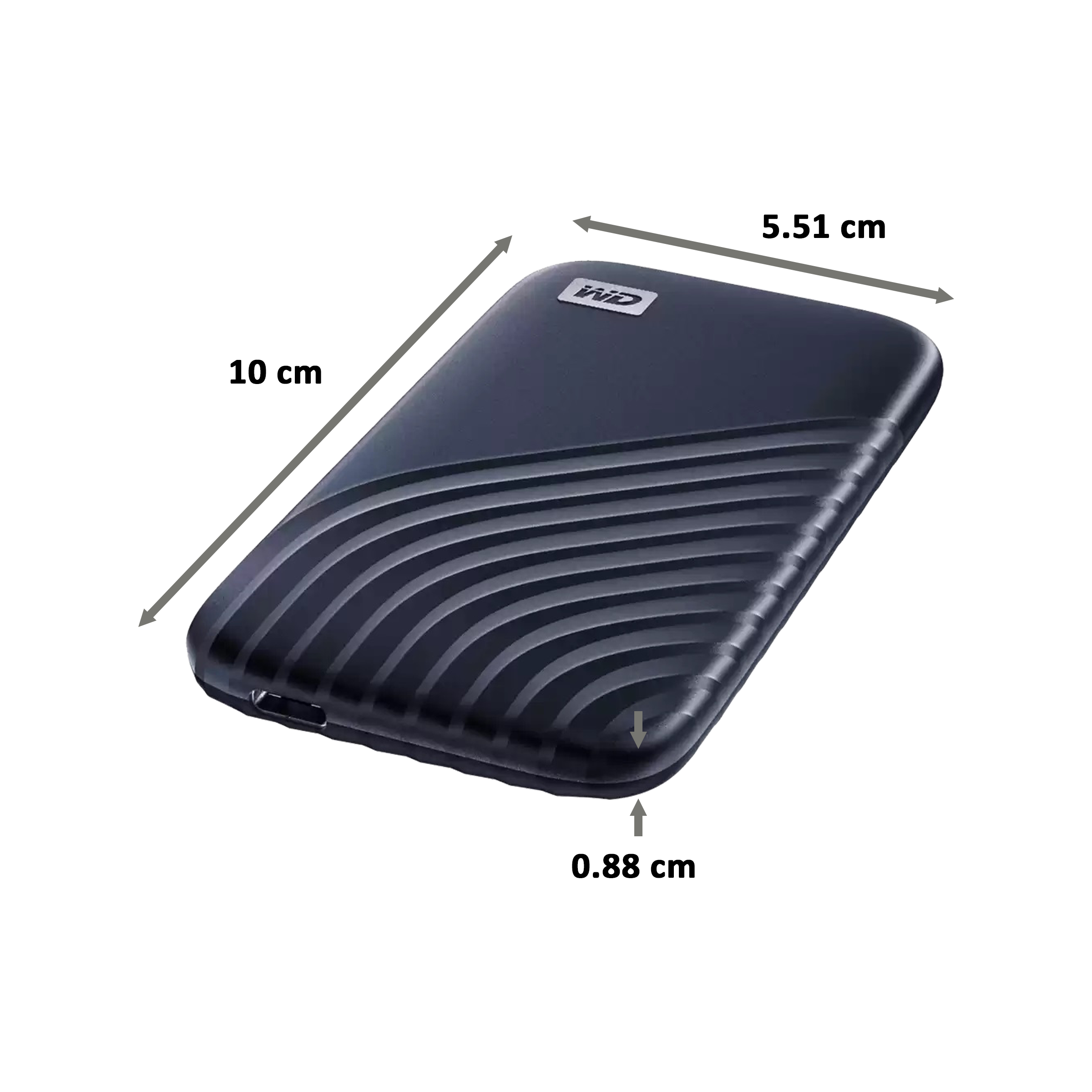 Western Digital My Passport SSD 外置硬碟(藍色-2TB)