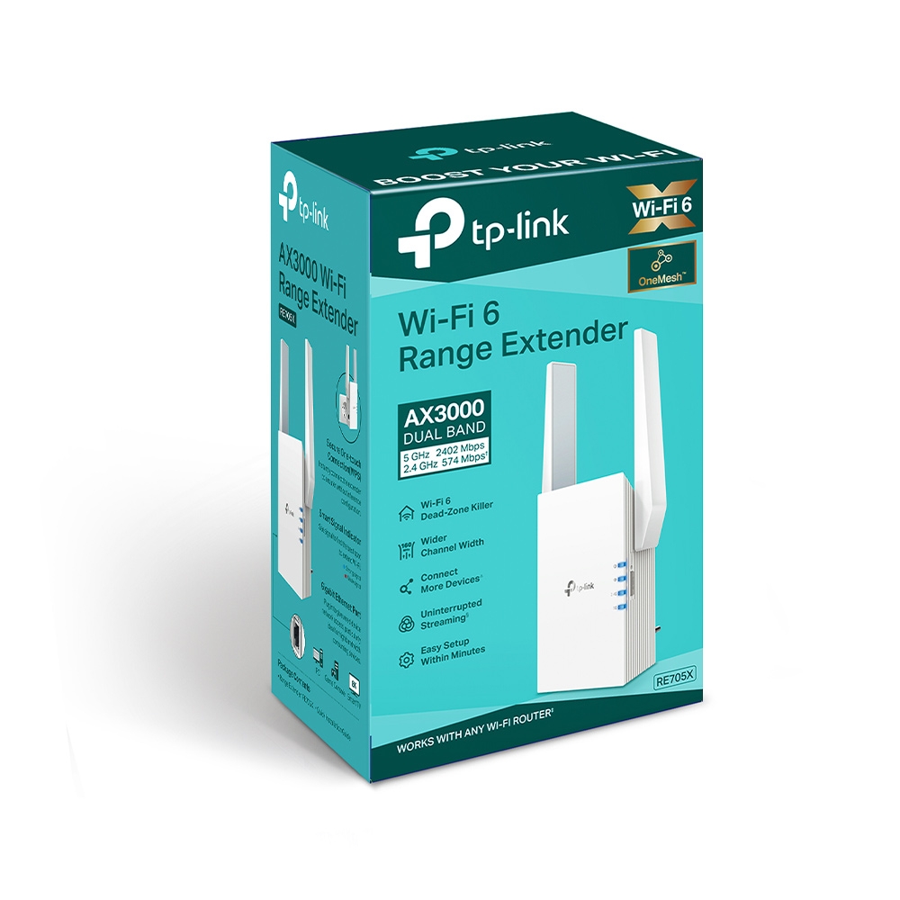 TP-Link RE705X AX3000 Mesh WiFi 6 訊號延伸器