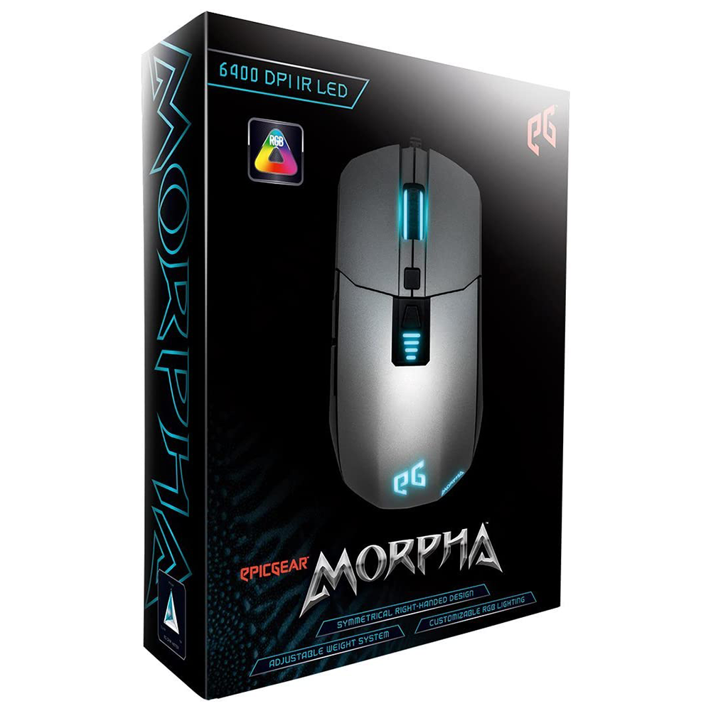 Epicgear MorphA X 全模組化遊戲滑鼠(灰色)