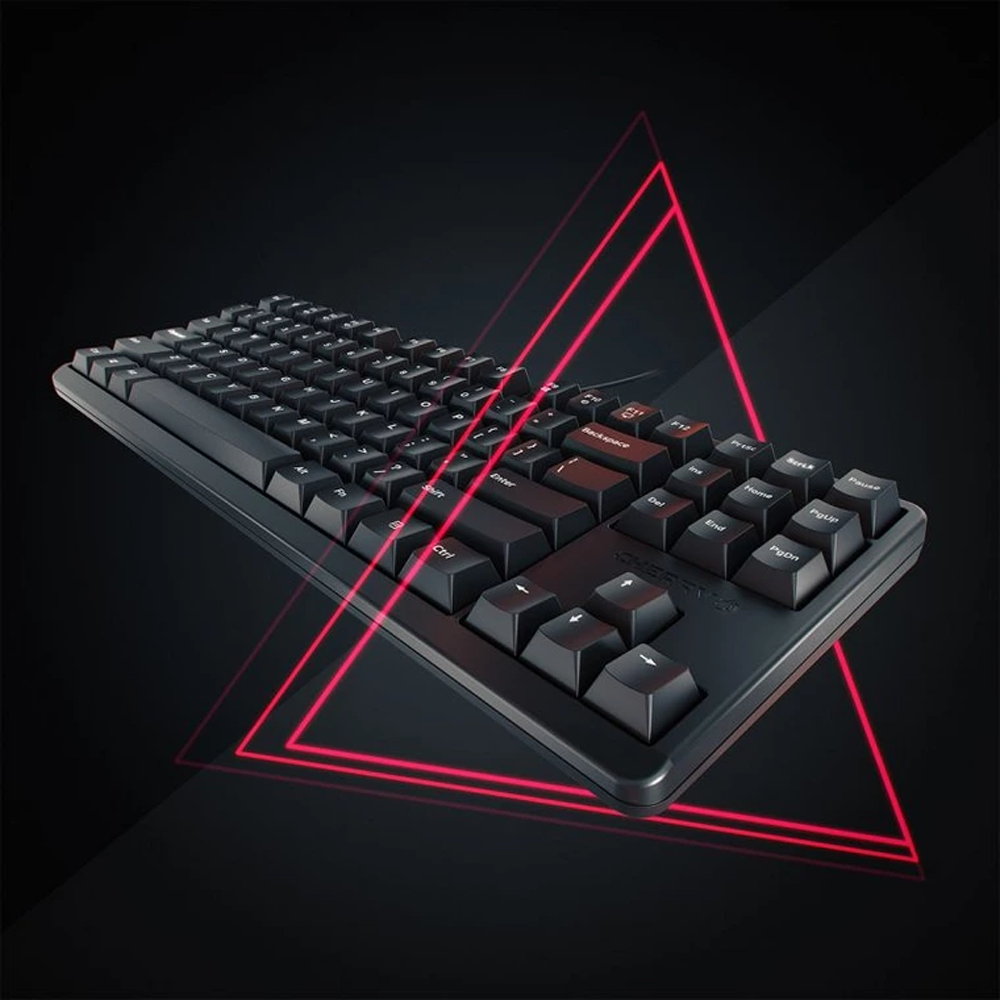 CHERRY G80-3000S TKL 黑框無光機械式鍵盤(青軸)