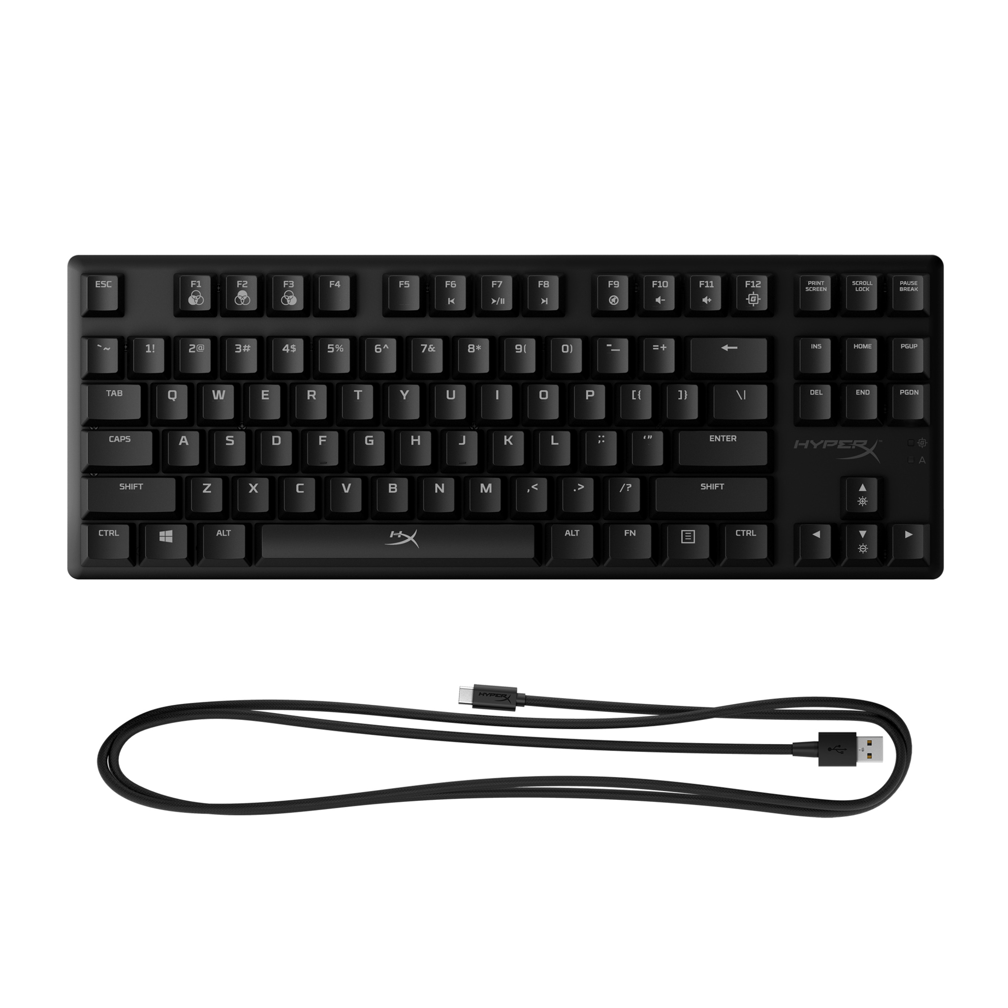 HyperX Alloy Origins Core 87鍵 RGB 機械式鍵盤(青軸)