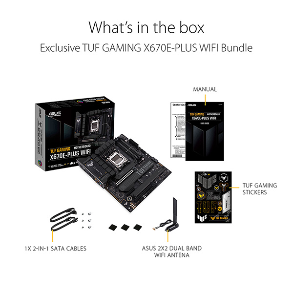 ASUS TUF GAMING X670E-PLUS WIFI ATX 主機板