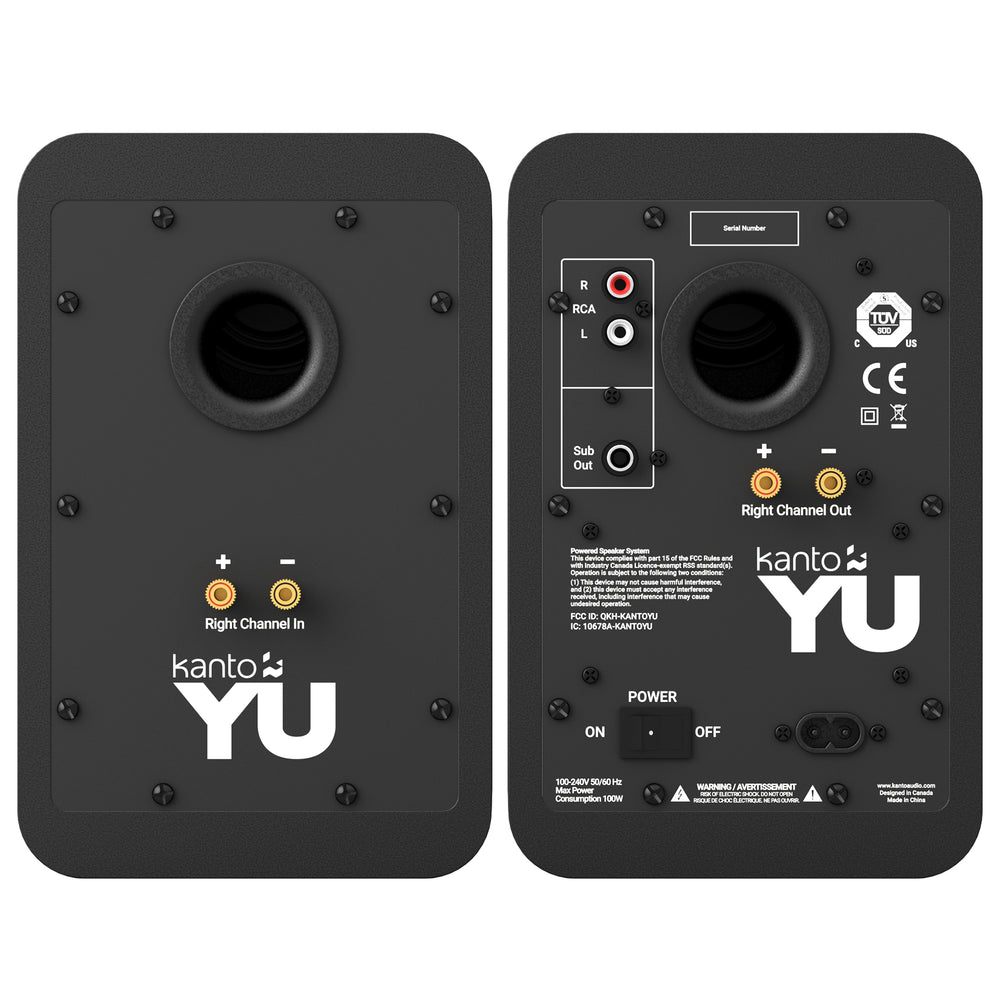 Kanto Yu 140W 無線喇叭(啞光黑)