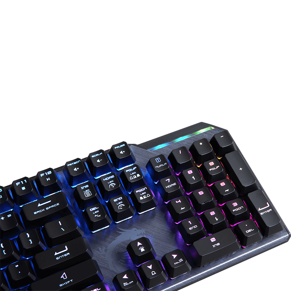 MSI VIGOR GK50 Elite RGB 機械電競鍵盤(凱華青軸-中文)